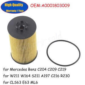 Engine Oil Filter Kit For Mercedes-Benz C63 CLS63 E63 M63 S63 AMG 0001803009 - Picture 1 of 1