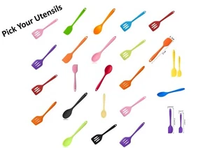 Raspador de silicona espátula cocción pastel mezclador utensilio esparcidor girador - Imagen 1 de 29