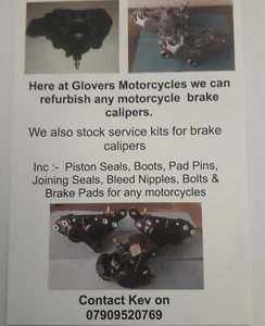 Kawasaki ZZR 600 front or rear brake caliper refurb service 1990-2002 - Picture 1 of 3