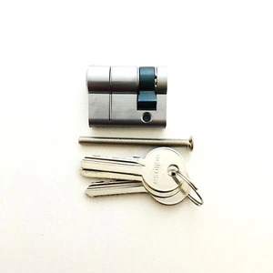 Eclipse Satin Chrome Euro Single Half Cylinder 40mm (30/10) - Bild 1 von 1