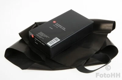 LEICA EINSCHLAGTUCH / WRAPPING CLOTH IN BLACK LEATHER / LEICA NUMBER : 18549 - Bild 1 von 4