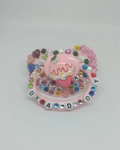 Adult Sized Pacifier Dummy for Adult Babies, Cute Large Handle Silicone Pacifier - Picture 1 of 1