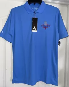 Antigua Texas Rangers Baseball Polo Golf Shirt Men's Small World Series Champs - Picture 1 of 7