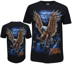 Camiseta tatuaje de motocicleta Harley Angels Eagle, estampado delantero y trasero M - 3XL - Imagen 1 de 3