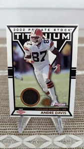 2002 Private Stock Titanium Post Season Edition Andre Davis Rookie GU Jersey - Picture 1 of 2