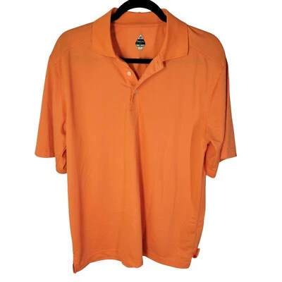 Polo deportivo Bolle Golf para hombre talla M naranja liso manga corta Foto 1 de 4