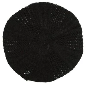 Boina de punto de invierno para damas - negra - Imagen 1 de 1