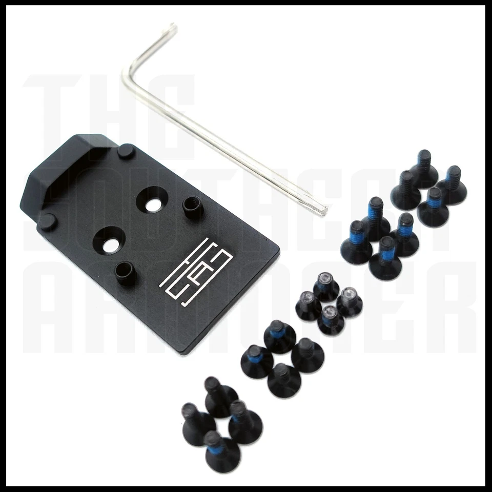 TSA PRODUCT LINE Adapter Plate CZ P-10 Optic Ready to RMR/SRO/RCR 407C/507C/508T Red Dot Optic