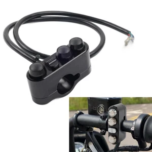 1" Handlebar Control Switches w/ Wiring Harness CNC For Harley Dyna Sportster B - Picture 1 of 12