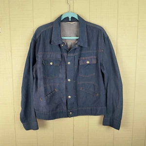 Vintage 70s 80s Ranchcraft Denim Shirt Jacket Shacket Chore Work Western Men's L - Picture 1 of 7