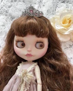 From JP Icy Doll Custom Blythe Size Brown Long Curls - Picture 1 of 5