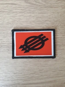 3" Anti Fascist 3 Arrows Antifa Flag Sublimation Iron / Sew On Patch Badge - Picture 1 of 1