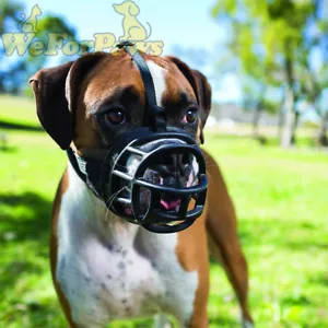 New Baskerville Ultra Muzzle Safe & Comfortable Soft Plastic for Dog Size 1-6 - Picture 1 of 6