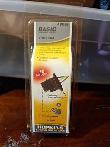 Hopkins Towing Solutions 48055 4-Wire Flat Vehicle Trailer Towing Connector - Picture 1 of 4