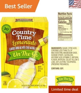 60 Individual Lemonade Packets - Naturally Flavored for Refreshing Summer Days - Picture 1 of 10