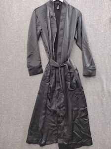 Bata envolvente para mujer Skims color negro talla XXS - Imagen 1 de 13