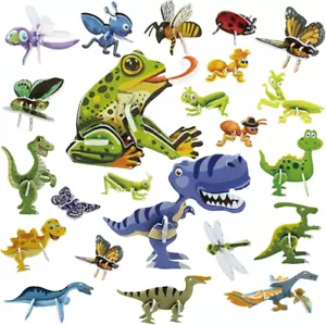 3D Puzzles for Kids Toys, 48Pcs Jigsaw Puzzles Cartoon Educational Toys for Boys - Picture 1 of 12