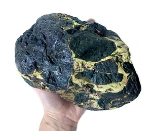 7 lb Volcanic Gray Rock w Yellow Red Green Swirls, Terrarium, Fish Tank Decor - Picture 1 of 12