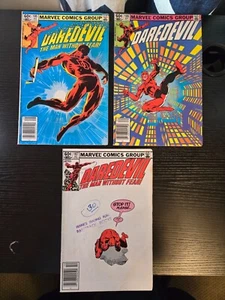 DAREDEVIL Marvel 1982 FRANK MILLER, Lot of 3 issues #'s185, 186, 187 - Picture 1 of 9