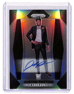 2017-18 Panini Prizm Justin Patton Silver Prizm Rookie Autograph #85 RC - Picture 1 of 2