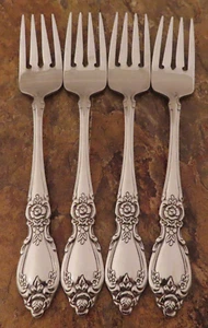 Oneida Plantation Set of 4 Salad Forks Community Stainless Flatware Lot E - Picture 1 of 4
