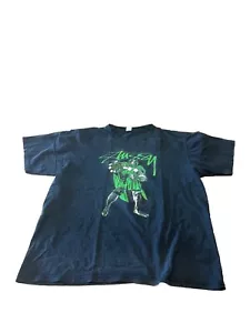 Vintage Stussy x Marvel Dr Doom” Men’s T-shirt Size XL Black Logo 90s Rare - Picture 1 of 6