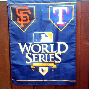 28 X 37 inch Hanging Banner 2010 World Series Fall Classic San Francisco/Texas - Picture 1 of 10
