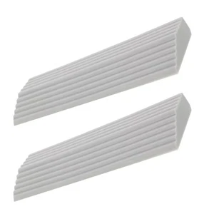  2 PZ Rampa Soglia in Gomma Rampe Auto Porta Striscia di Transizione Curb per Vialetto - Foto 1 di 12