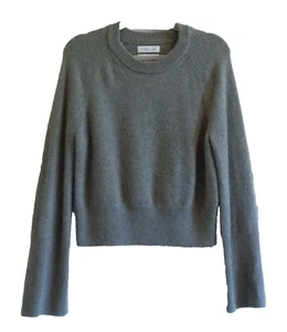 Rachel Zoe LA NY 100% 2 Ply Cashmere Olive Green Pullover Women's Sweater SZ M - Picture 1 of 2