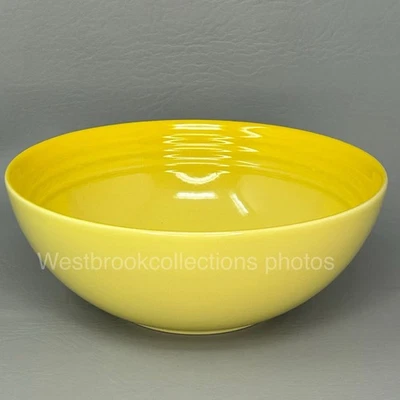 1) Le Creuset Dinnerware VANCOUVER CEREAL BOWL ~ SOLEIL YELLOW ~ 6.25" ~ Seconds - Image 1 of 4
