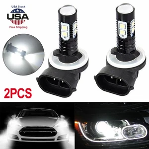 2 Pcs Xenon White 881 LED Fog Light Driving Bulbs 6000K 862 886 889 894 896 898. - Picture 1 of 9