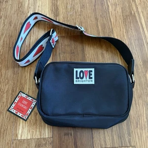 BRIGHTON The Love Essentials Umhängetasche Schwarz Limited Edition Neu mit Etikett - Bild 1 von 9