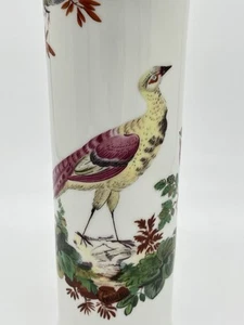 Mottahedeh CHELSEA BIRD 11" Flared Trumpet Vase Williamsburg VA Vista Alegre - Picture 1 of 10