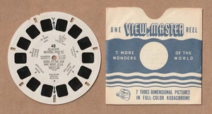 Vintage View-Master Rolle #48 Glacier National Park III 1948 - Bild 1 von 1