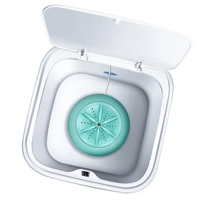 Portable 10L USB Powered Tabletop Washing Machine for Home Travel Camping - Image 1 of 4