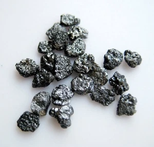 Diamante natural crudo sin cortar 2,00 quilates negro único diamante en bruto para hacer joyas - Imagen 1 de 4