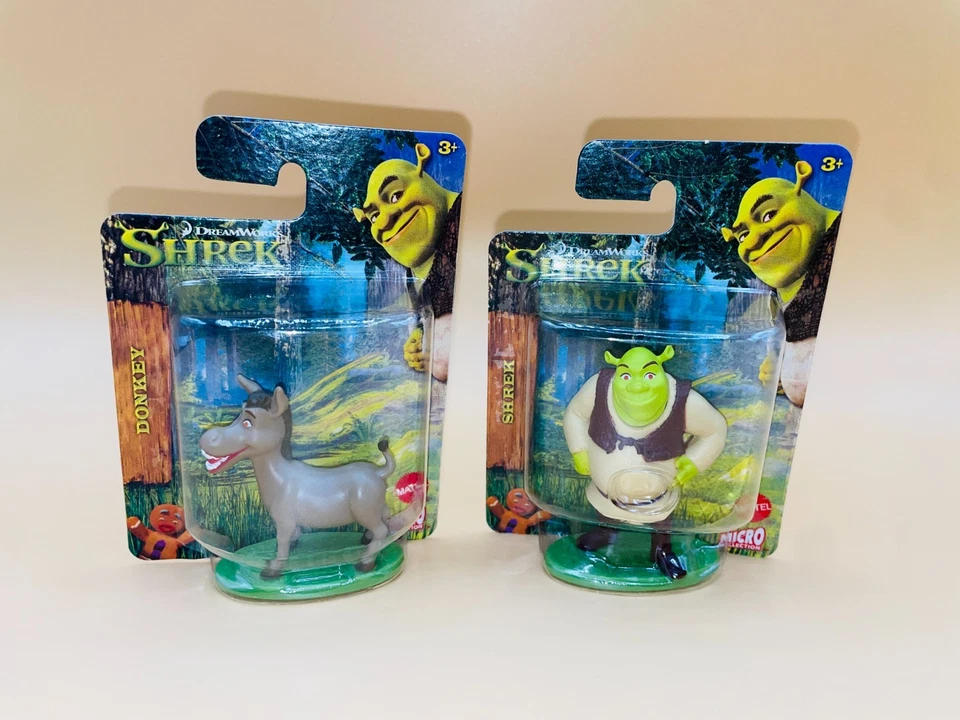 Mattel Micro Collection Set 2 Shrek and Puss in Boots Figurine