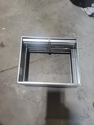 Prefco 5500 GALVANIZED 火灾损坏 12 英寸 X 10 英寸 165 度静态防火阻尼器  — 第 1/4 张图片