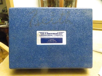 Older THERMAL TEMP CHECK MACHINE Model 4000C in PLASTIC CASE (Untested) - Image 1 of 4