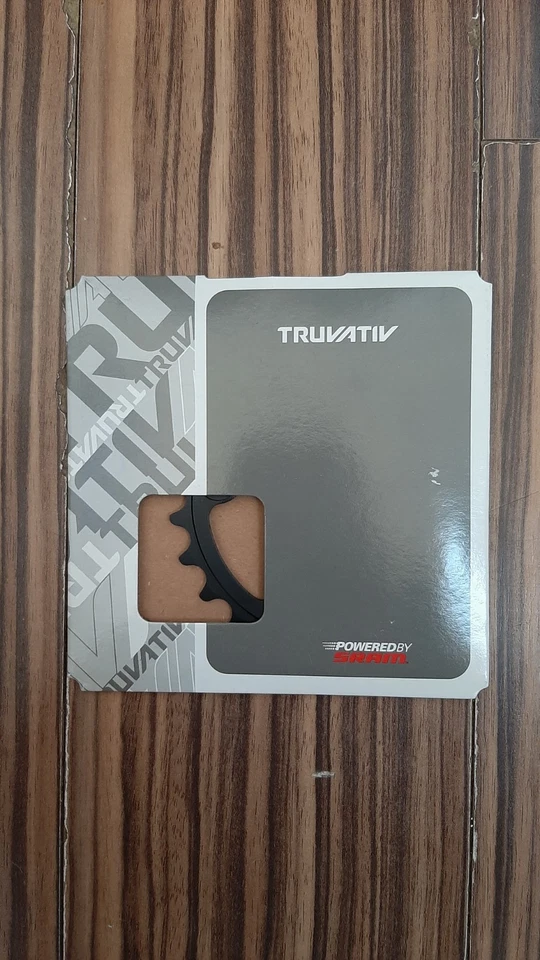 TRUVATIV SRAM 22T Tooth S1 64 Bcd 7075 Black Chain Ring Double 11.6215.188.370 - Image 1 of 4