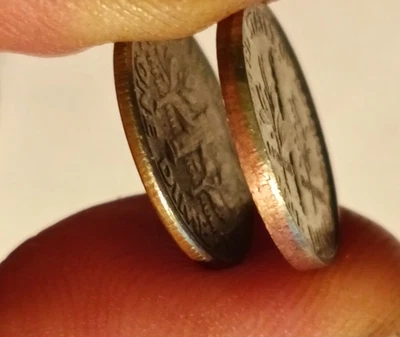 1992 P Roosevelt Dime - Wrong Planchette Error - Struck on nickle planchette - Image 1 of 4