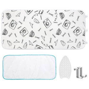 Ironing Mat for Table Top, Portable Ironing Pad 39.4 x 18.9 inch Iron Board 5... - Picture 1 of 7