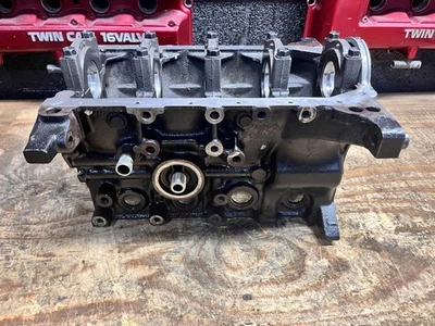 1990-1993 Mazda Miata MX5 NA6 1.6L Engine Block With Oil Jets Rear Main Seal - Image 1 of 4
