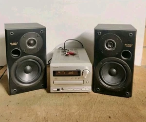 Onkyo CD Receiver CR-185X Compatto Stereo Vintage Casse Onkyo D-062A Radio FM  - Foto 1 di 8