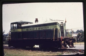 Original Dia B&A #50 GE 70Tonner Baltimore Annapolis 1971  - Bild 1 von 4