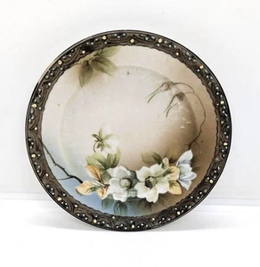Platillo Nippon Japón Vintage Pintado a Mano Floral 6" Floral - Imagen 1 de 4