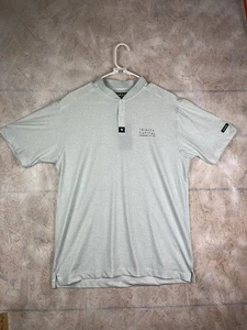 Polo golf Bad Birdie Blade uomo adulto grande blu stampa floreale elasticizzata nuova con etichetta - Foto 1 di 12