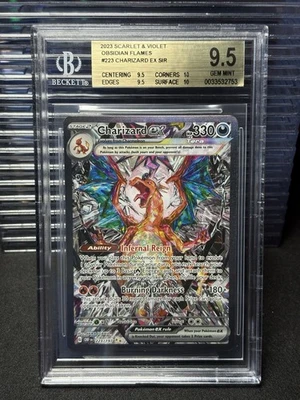 BGS 9.5 Charizard EX 223/197 Pokemon Obsidian Flames Special Illustration Rare - Image 1 of 2