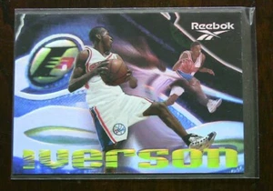 ALLEN IVERSON, 1997 SKYBOX REEBOK THE ANSWER PROMO CARD, ROOKIE RC - Picture 1 of 3
