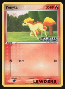 Ponyta - 78/113 - Holograma inverso común - Especie EX Delta - Carta Pokémon - DMG - Imagen 1 de 5